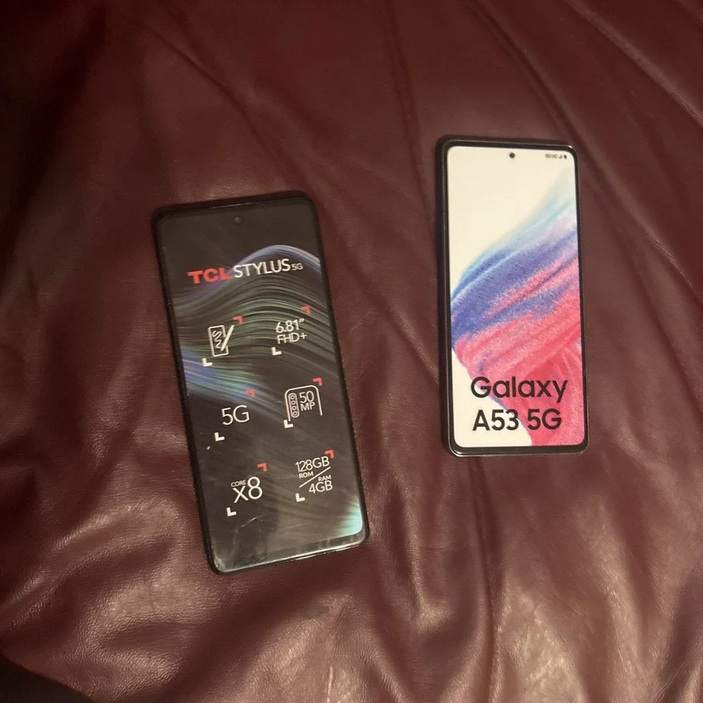 Samsung Galaxy A53 5G  & TCL Stylus 5G⚠️DUMMY NO ELECTRONICS FOR DISPLAY ONLY⚠️